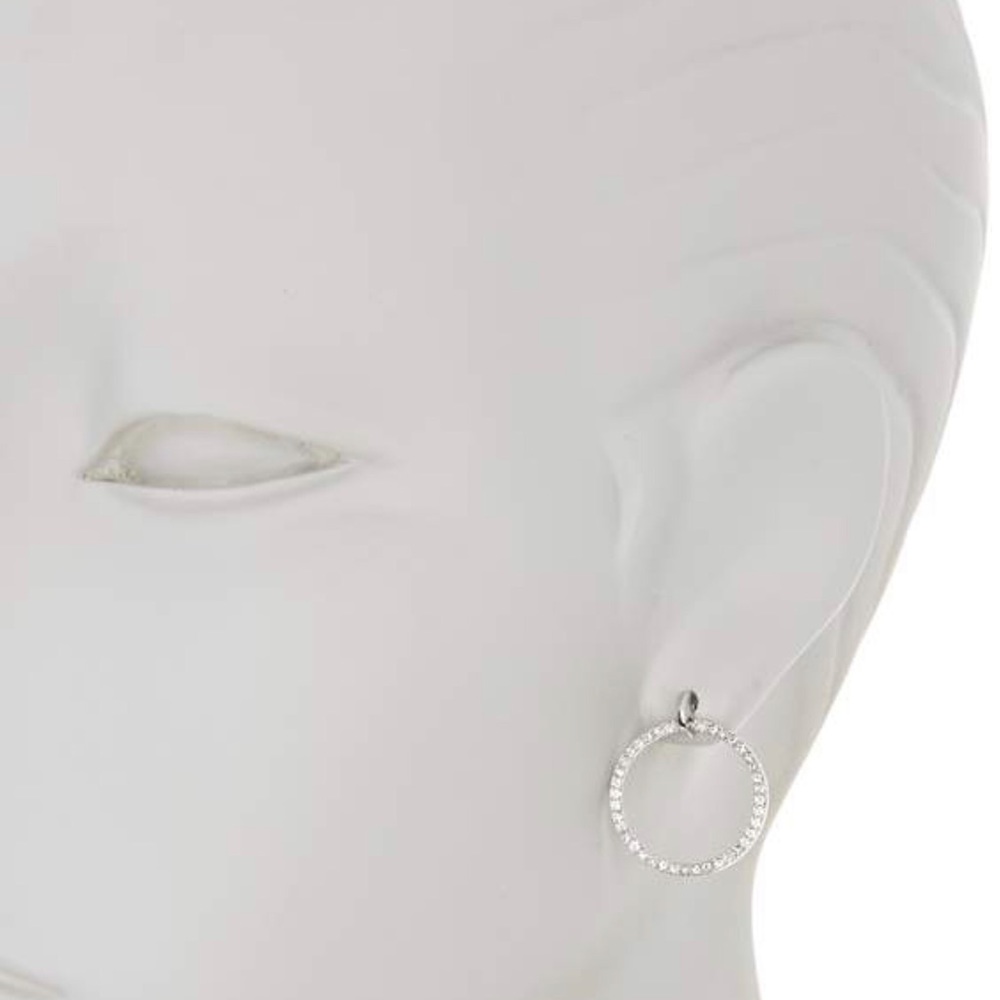 EXCLUSIVE DROP EARRINGS ROUND PAVE NORDSTROM - Picture 6 of 6